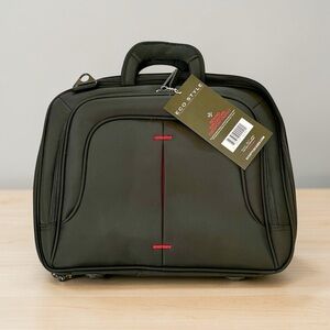Black Travel Briefcase Laptop Organizer